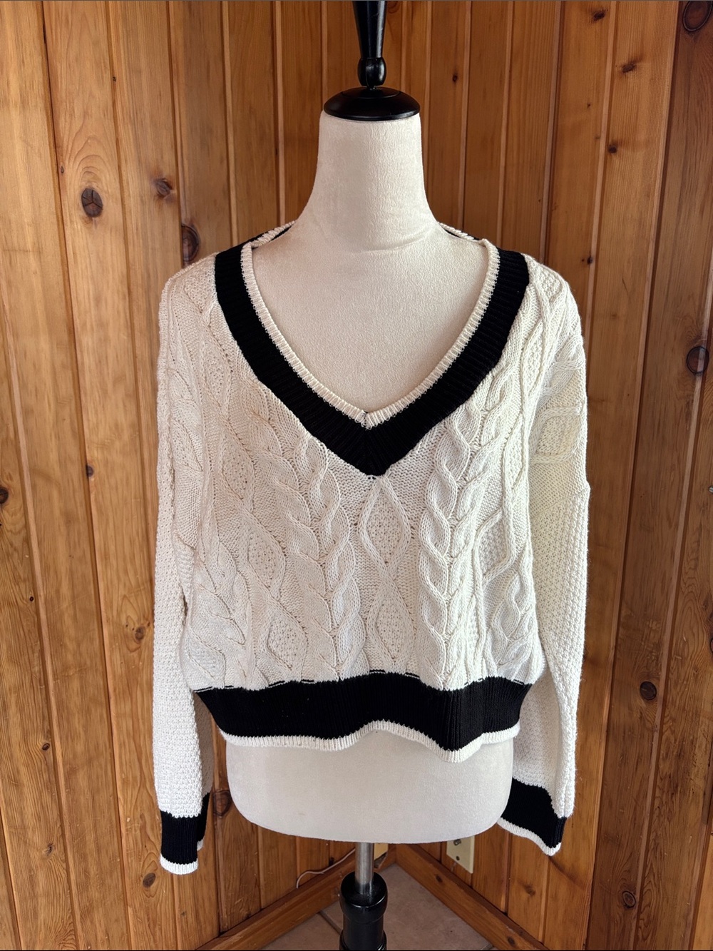 Nasty Gal Cable Knit Sweater